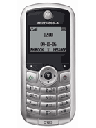 Motorola C123
MORE PICTURES