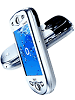 O2 XDA II
GSM 900 / 1800 / 1900
130 x 70 x 19 mm
Camera VGA, 640x480 pixels
Microsoft Windows Mobile 2003 for PocketPC Phone Edition

Produced by HTC.  Functionally identical to Qtek 2020, i-mate Pocket PC, T-Mobile MDA II and Orange SPV M1000.